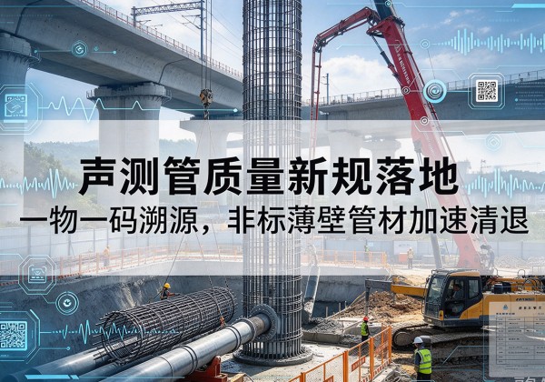 邱县声测管质量新规落地，一物一码溯源，非标薄壁管材加速清退